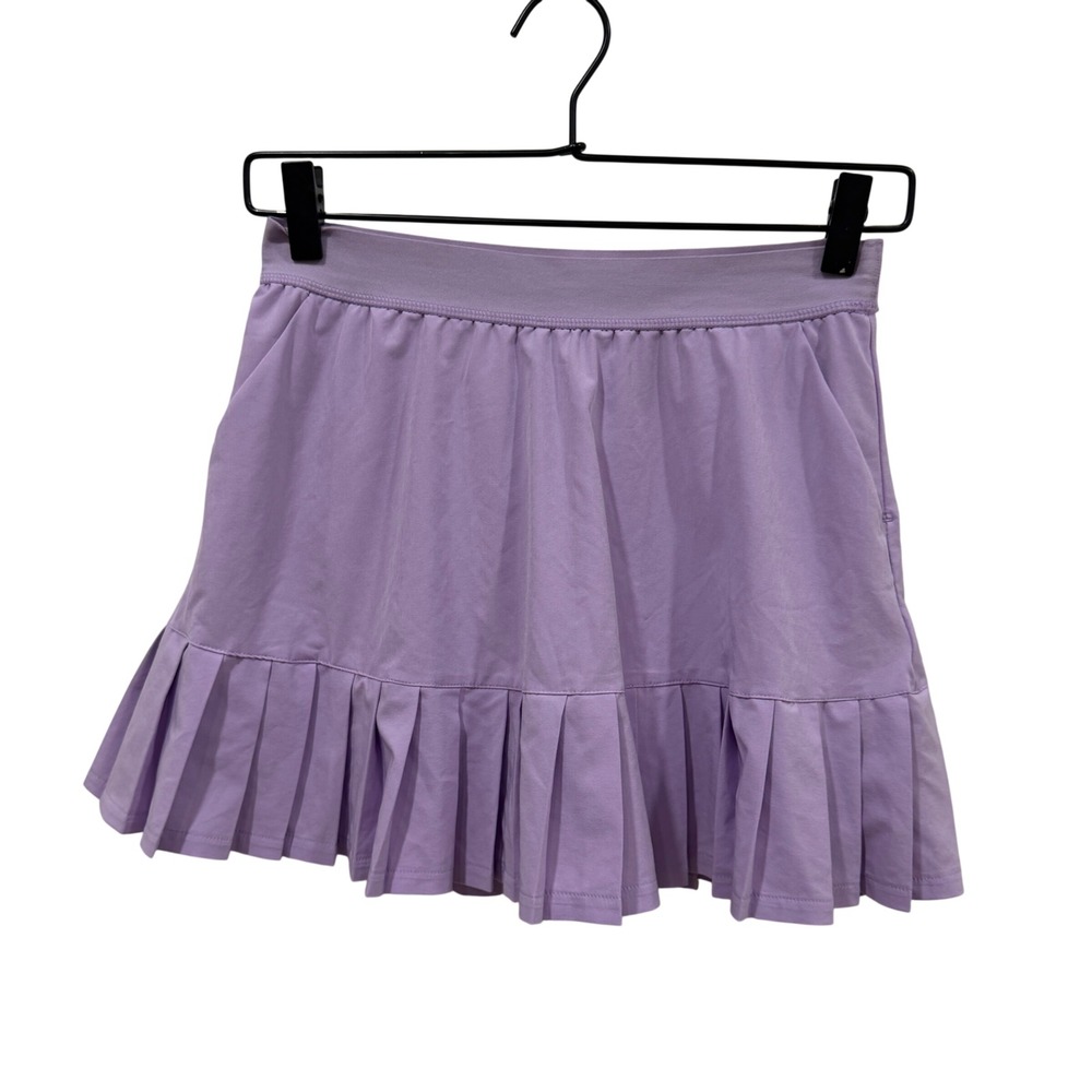 DSG Golf Girls XL 16 Purple‎ Pleated Athletic Skort Tennis Skirt With Shorts